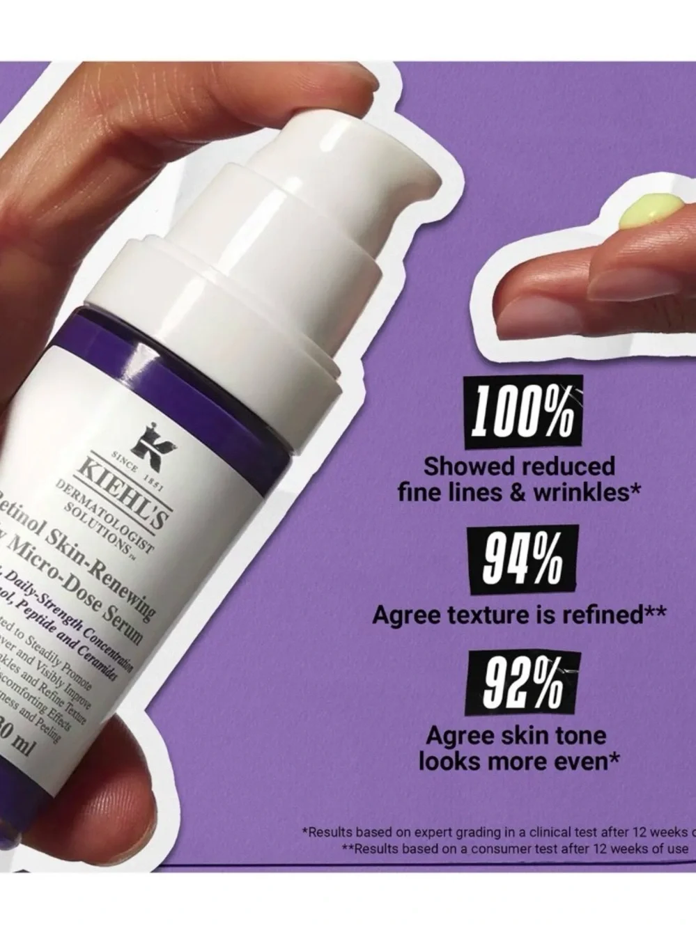 Kiehl's White & Deep Blue Retinol Daily Micro-Dose Serum